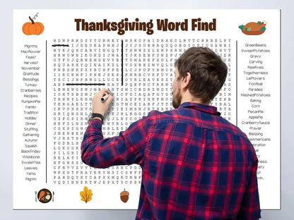 🔥Christmas Early Sale 49% Off🎁Christmas Word Search Poster(🎉Giant 36"x24" Wall Game)