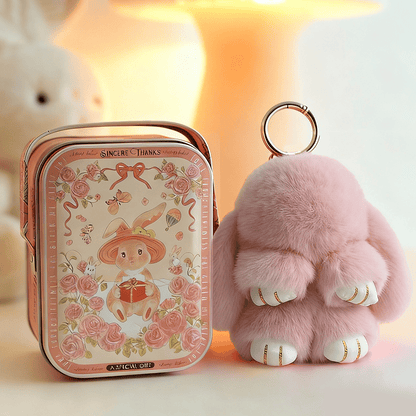 🎁Last Day Sale 49% OFF🐰 Handmade Soft Bunny PomPom Charms