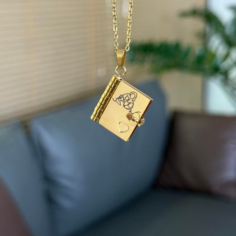 Last Day 49% OFF🔥My Little Star Book Necklace for Daughter & Son, Birthday Day Gift Graduation Jewelry of Love