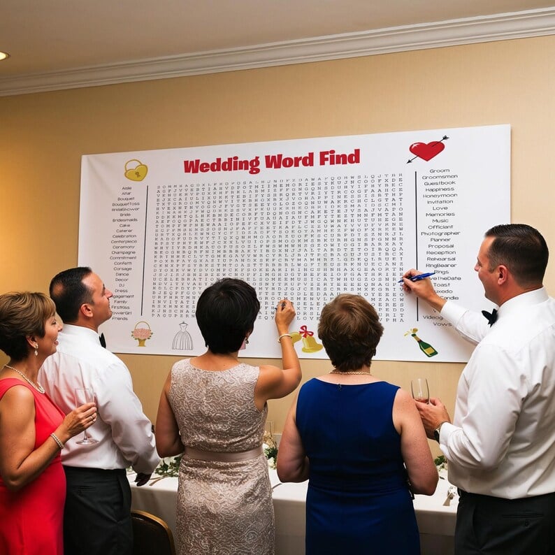 🔥Christmas Early Sale 49% Off🎁Christmas Word Search Poster(🎉Giant 36"x24" Wall Game)