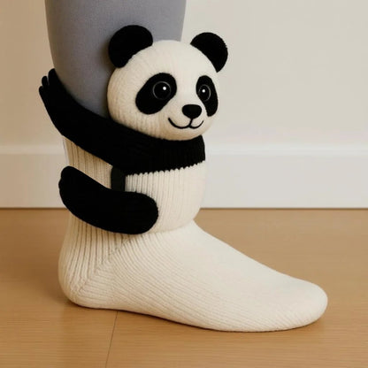 LAST DAY SALE 49% OFF -Early Christmas Promotion🎄Textured Animal Design Socks for Cosy Comfort