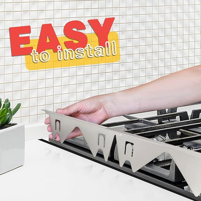 🔥Last Day 49% OFF - Retractable Stainless Steel Stove Gap Covers