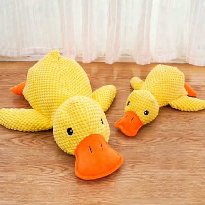 Quacking Crinkle Duck Comfort Calming Toy for Dog Separation Anxiety Proper Relief