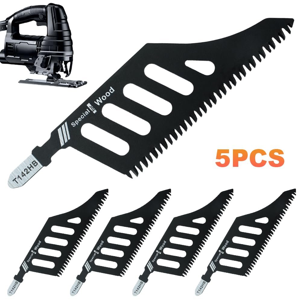 🔥Last Day 49% OFF - 👍5pcs Flush Cutting Jigsaw Blade for Wood Plastic Metal