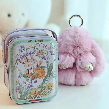 🎁Last Day Sale 49% OFF🐰 Handmade Soft Bunny PomPom Charms