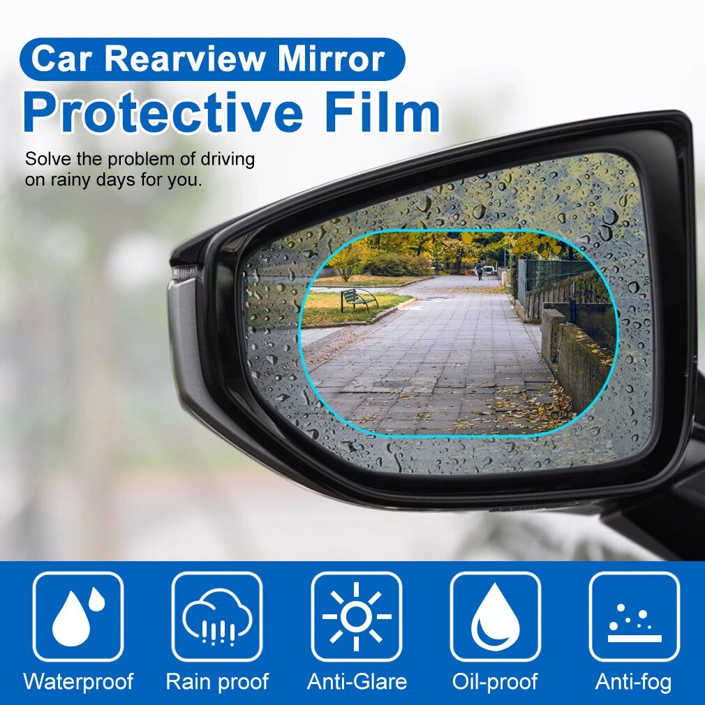 🔥Last Day 49% OFF-4Pcs Car Rearview Mirror Film
