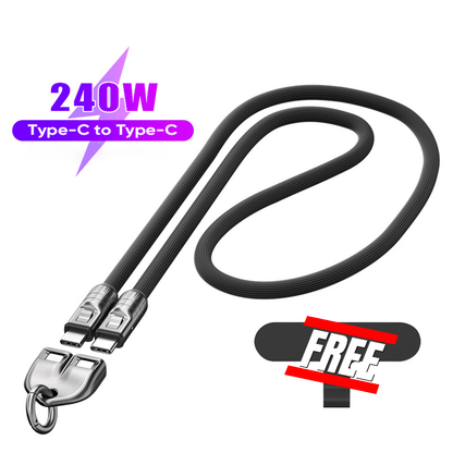 🔥Last Day  49% OFF🔥C to C 240W Charging Cable with Wearable Bracelet Design