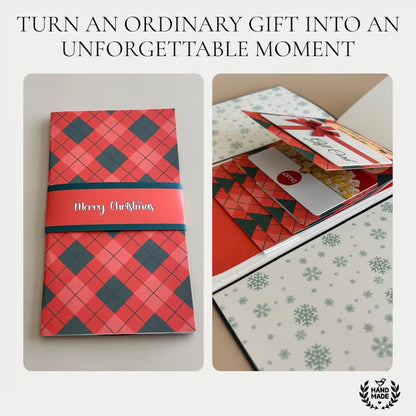 🎄 60K+ SOLD! 🎁✨ Christmas Gift Card Holder Book – Handmade Holiday Surprise, Festive Design & Heartfelt Gifting Magic 🎅