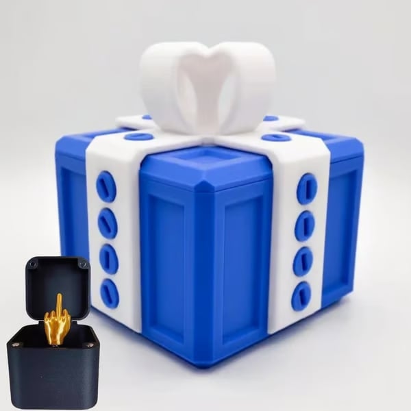 🎁The Prank Box – Hilarious Screw Challenge with Middle Finger Surprise 🤪🖕Perfect Gag Gift for All Occasions!