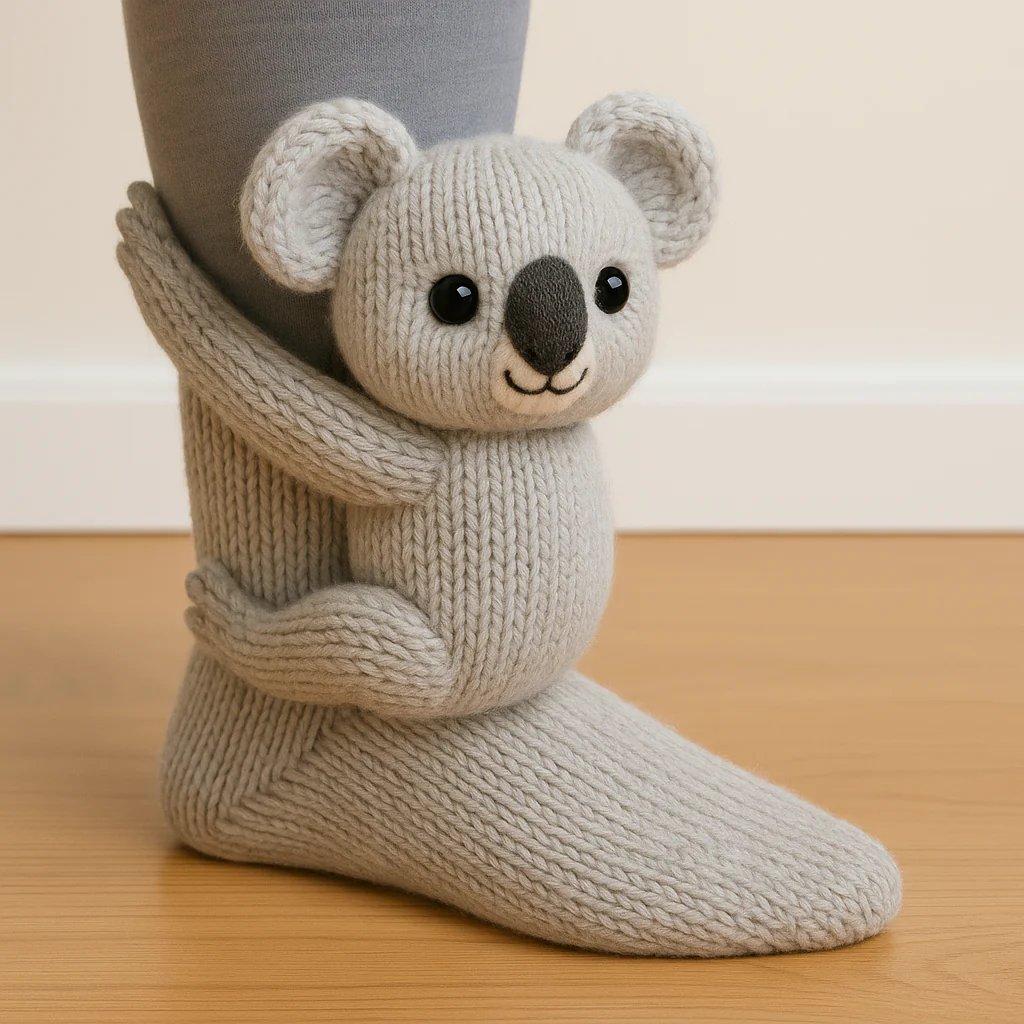 LAST DAY SALE 49% OFF -Early Christmas Promotion🎄Textured Animal Design Socks for Cosy Comfort