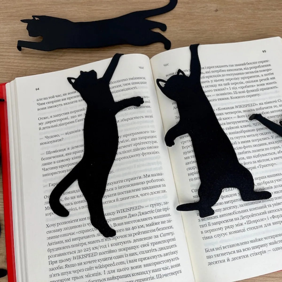 ⏰Christmas Sale 49% OFF🎄😹5Pcs Metal Cat bookmark