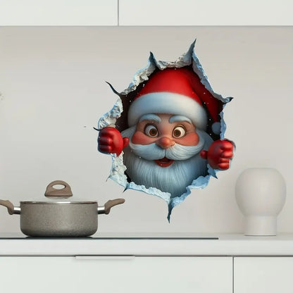 💥 FINAL CHRISTMAS SALE! 49% OFF-🎁"Santa's Breaking In!" 🎅🏿🎅Christmas Creative Wall Sticker