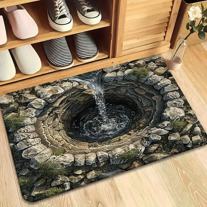 🔥Last Day 49% OFF👍Visual Illusion Endless Abyss Pattern HD Printed Non-Slip Doormat