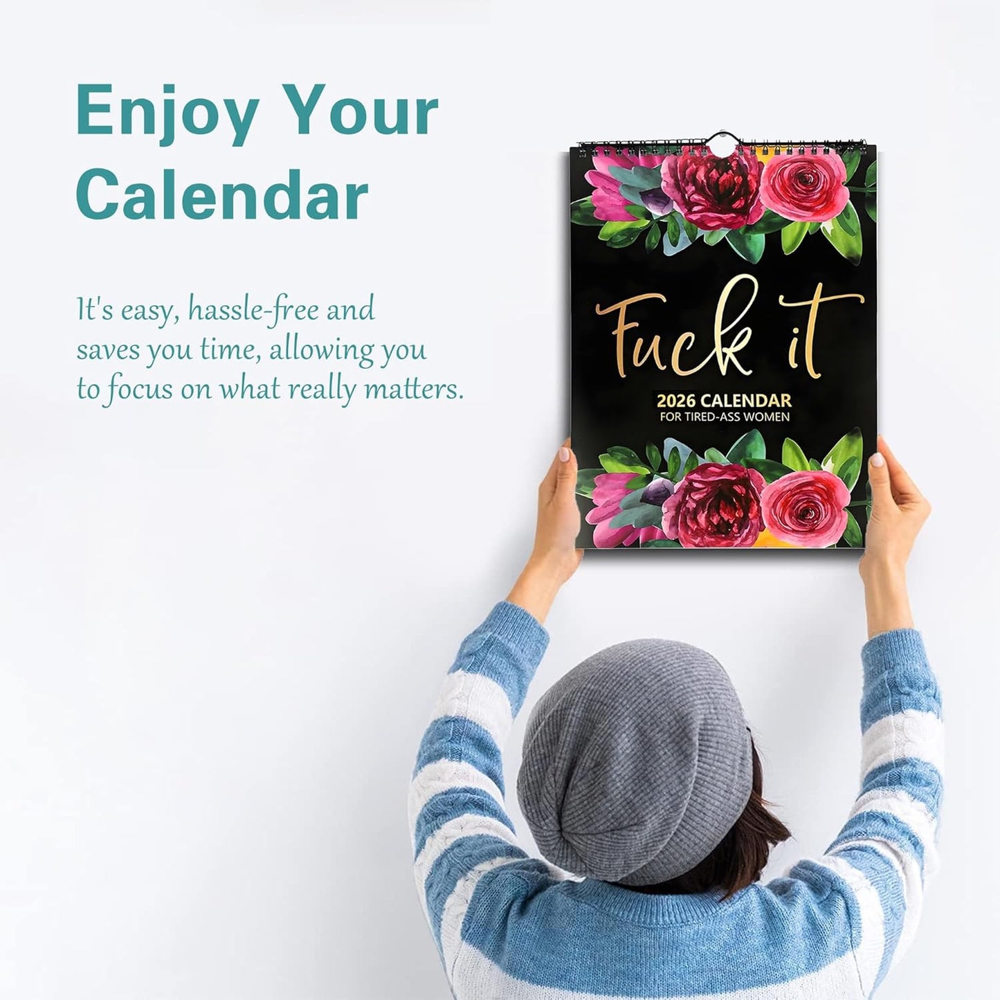 Fuck It 2026 Calendar for Tired-Ass Women