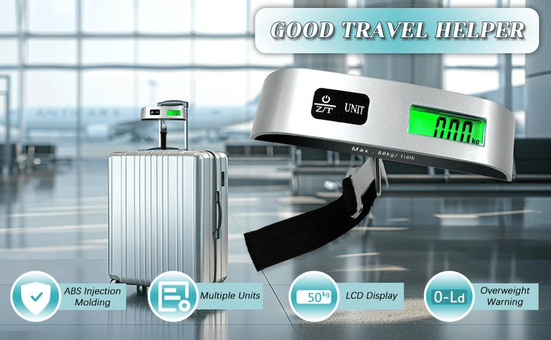 🎁Last Day -Portable Digital Luggage Scale Accurate Weighing