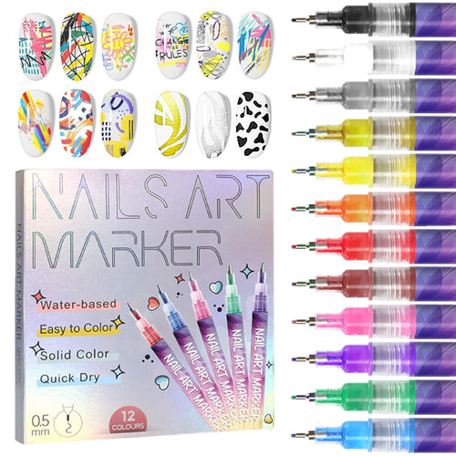 🔥Last Day Discount 49% Off🎨12 Colors Nail Art Pens Set