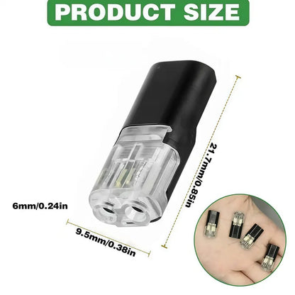 Last Day 49% OFF🔧Double-Wire Plug-in Connector Led Light Strip Connectors 2 Pin⚙️