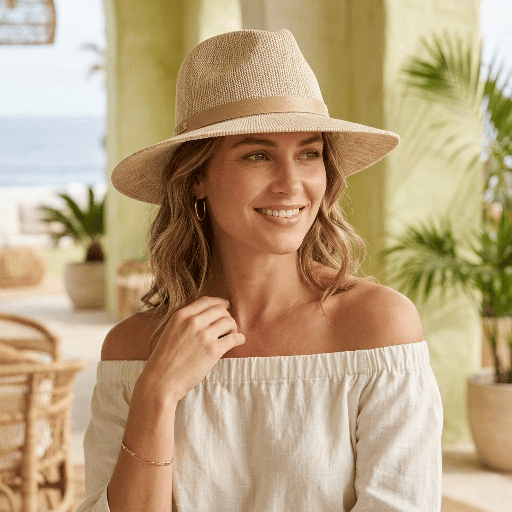 🔥2026 Spring Special Offer 50% OFF👒 Packable Knit Fedora Hat 🏖️ Packable design—No suitcase space