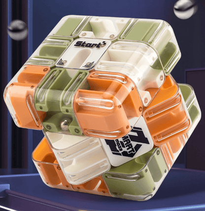 🏆#1 Best Selling Puzzle Cube-Large Labyrinth 3D Puzzle Maze Cube - Engaging Brain Teaser Toy