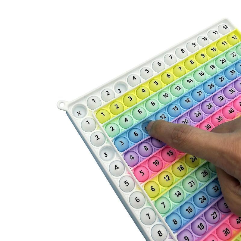 Multiplication Formula Practice Math Game - Portable Times Table Learning Activity Board Game