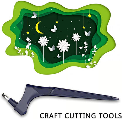🔥LAST DAY 50% OFF - ✍️Craft Cutting Tools with 3 Interchangeable Blades (15°/30°/45°)