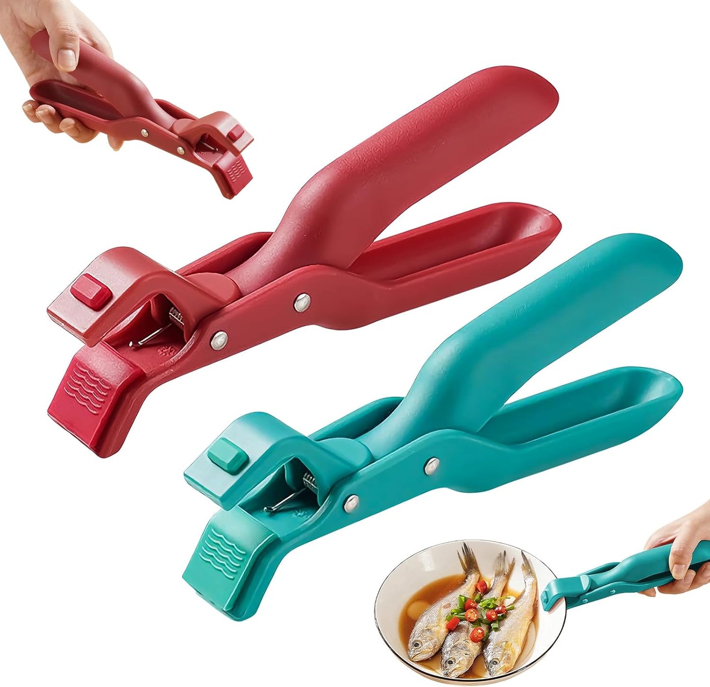✨Must-Have Kitchen Essential! Heat-Proof Hot Plate Gripper – Enjoy Worry-Free Cooking!