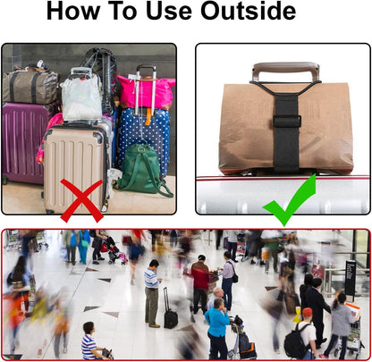 🔥Last Day 49% OFF💥Multi Use Strong Adjustable Luggage Connector Straps