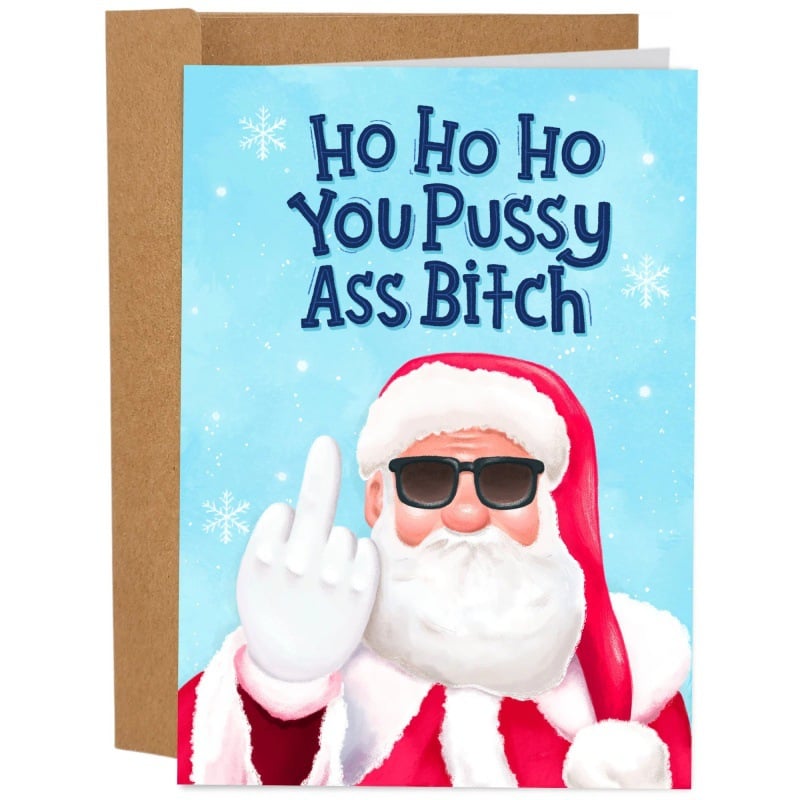 🎄Christmas Hot Sale 48% OFF🎅Greetings Funny Inappropriate Christmas Card 9-Piece Set