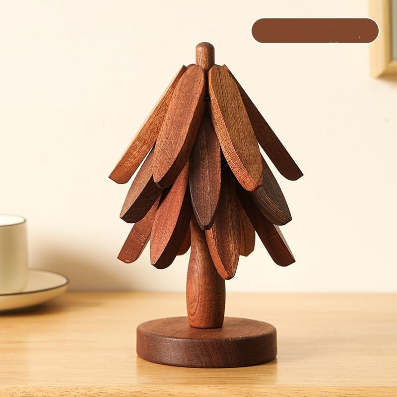 🎁Clearance sale bargains🎅Natural Tree Trivet Set - Table placemats and coasters also serve as everyday table decorations