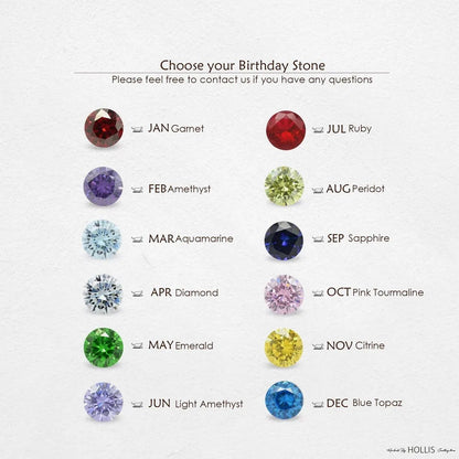 🎁Last Day 49% OFF✨Birthstone Kids Charms Pendant, Triangle Girl Necklace, Family Necklace