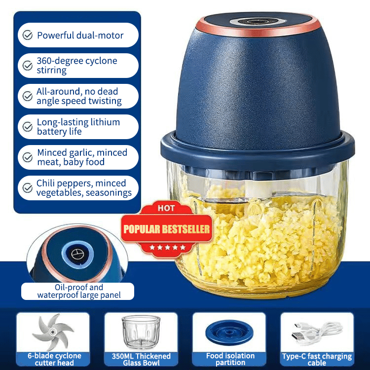 ✨🎄Christmas Sale 49% OFF🔥Electric Garlic Chopper