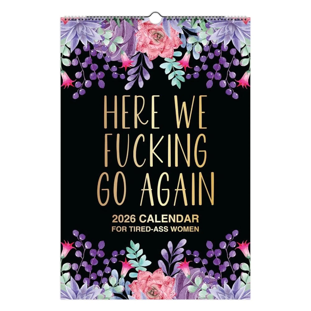 🔥Last Day 49% OFF-Here We F*cking Go Again: 2026 Swear Calendar for Tired-Ass Women