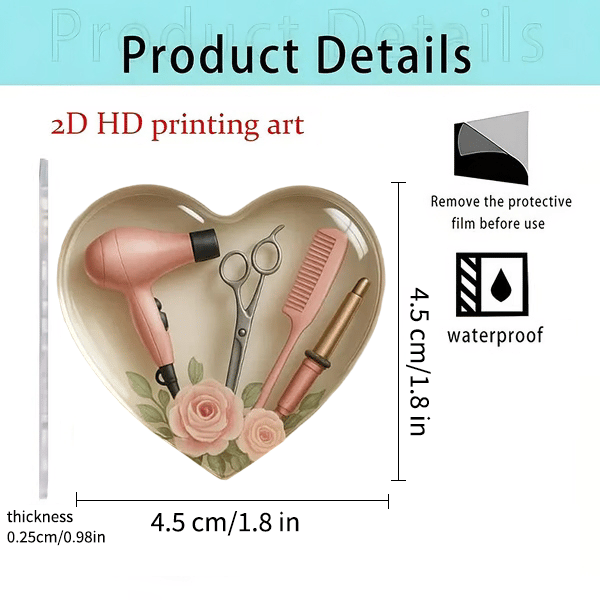 🎁Last Day 49% OFF✂️A Pocket Hug for Hairstylists(Acrylic 2D single sided printing Double sided viewable)