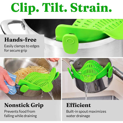 🔥Silicone Clip-On Colander