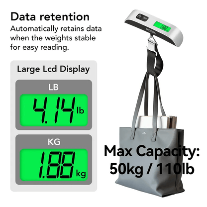 🎁Last Day -Portable Digital Luggage Scale Accurate Weighing