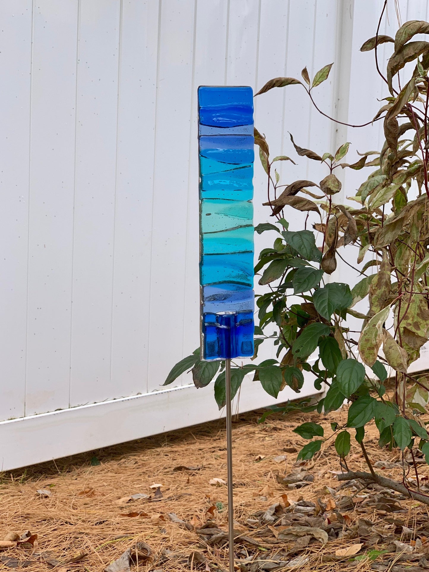 Flowing Glass Garden Art