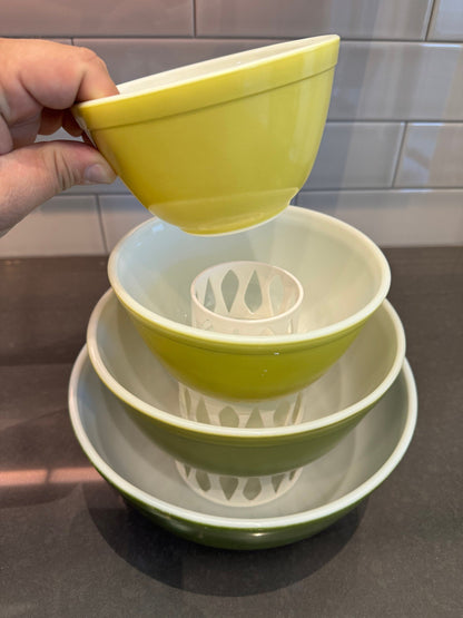 Set of 3 Acrylic Display Stands for Mixing Bowls and Cinderella Bowls, Bowl Risers for Kitchen Organization, Stands Only