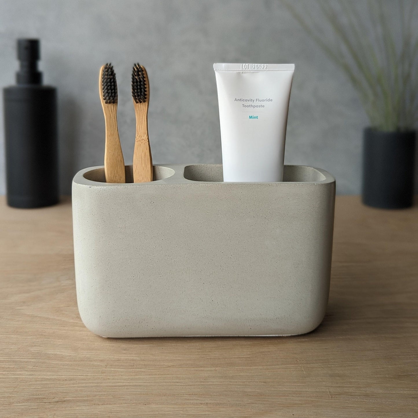 Concrete Toothbrush Holder