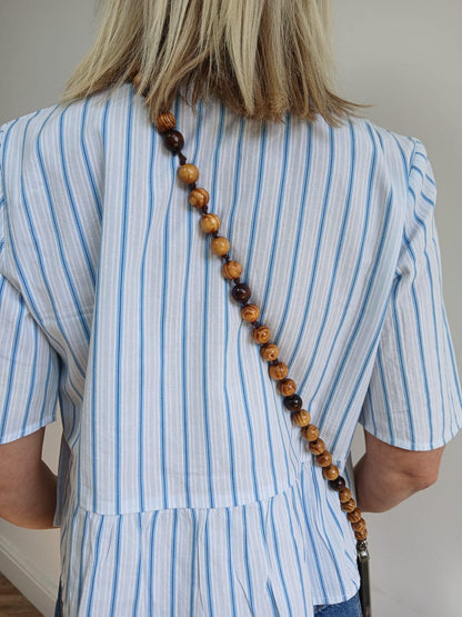 Wooden Beaded Phone Strap | Beaded Phone Lanyard | Crossbody Phone Strap | Handmade | Lanyard Phone Strap |  Hello Beads - Hello Willow