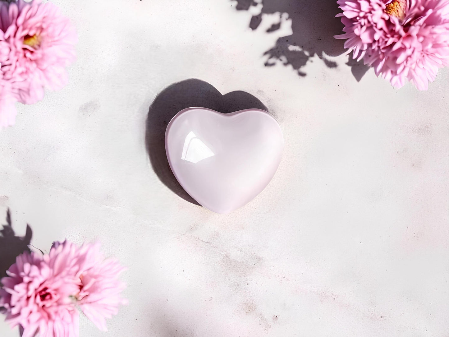 Handmade Resin Heart Phone Grip, Magnetic Stand Compatible with MagSafe, Elegant Adhesive Griptok Accessory for Smartphones