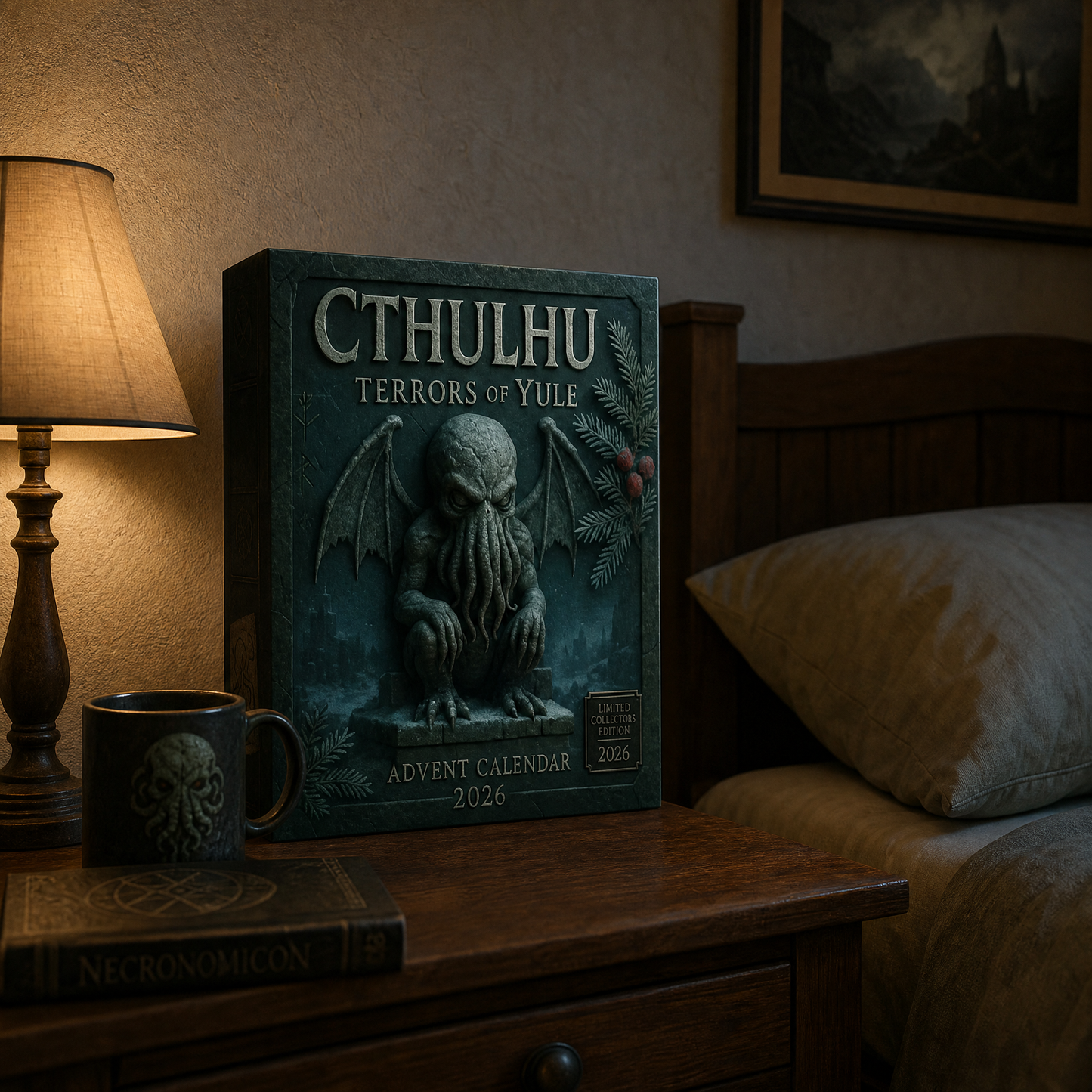 🎄Cthulhu Terrors of Yule Advent Calendar 2026 – 24 Days of Cosmic Dread & Exclusive Collectible Ornaments