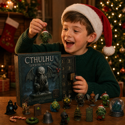 🎄Cthulhu Terrors of Yule Advent Calendar 2026 – 24 Days of Cosmic Dread & Exclusive Collectible Ornaments
