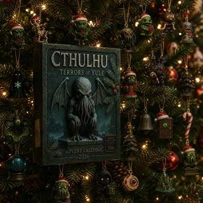 🎄Cthulhu Terrors of Yule Advent Calendar 2026 – 24 Days of Cosmic Dread & Exclusive Collectible Ornaments