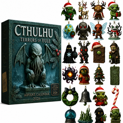 🎄Cthulhu Terrors of Yule Advent Calendar 2026 – 24 Days of Cosmic Dread & Exclusive Collectible Ornaments