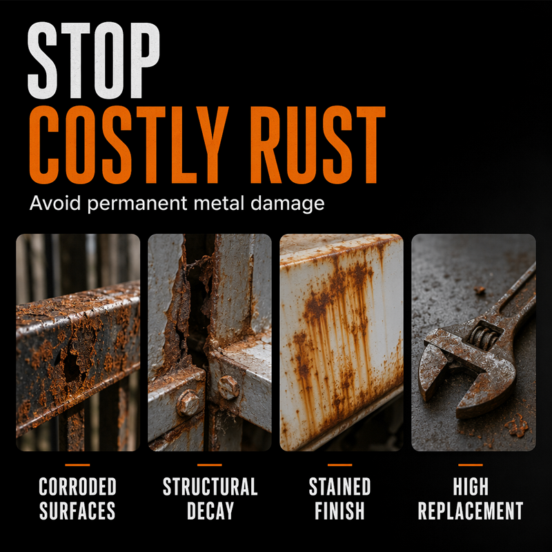 3-in-1 Black Metal Rust Repair & Protection Paste