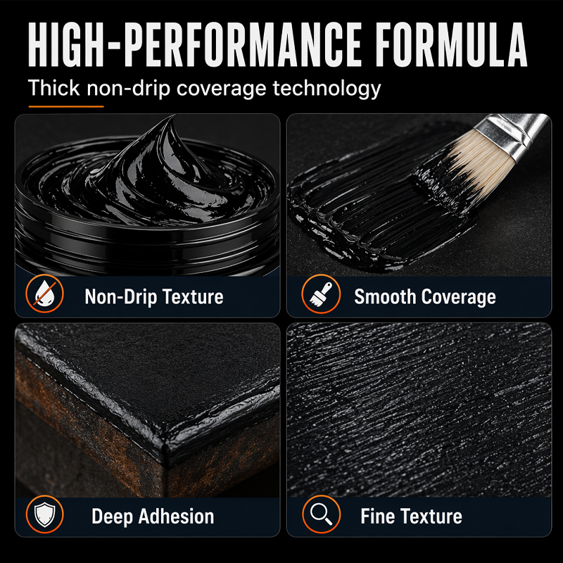 3-in-1 Black Metal Rust Repair & Protection Paste
