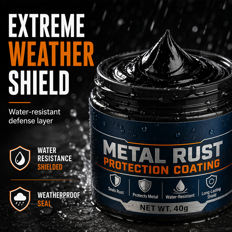 3-in-1 Black Metal Rust Repair & Protection Paste