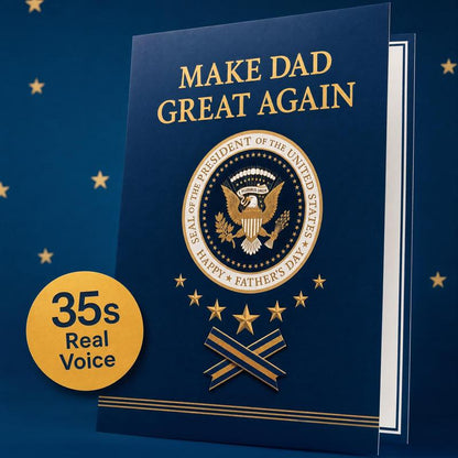 Funny Fathers Day Card with Sound